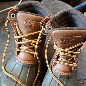 Sperry Kids Brown Duck Boots